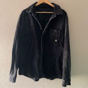 Teddy Fresh deadstock dark gray corduroy jacket